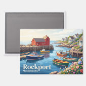 Rockport, Massachusetts, VS Magneet (Voorkant / Achterkant)