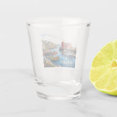 Rockport, Massachusetts, VS Shot Glas (Achterkant)