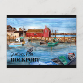 Rockport Massachussetts New England Painting Briefkaart