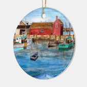 Rockport Massachussetts New England Painting Keramisch Ornament (Links)
