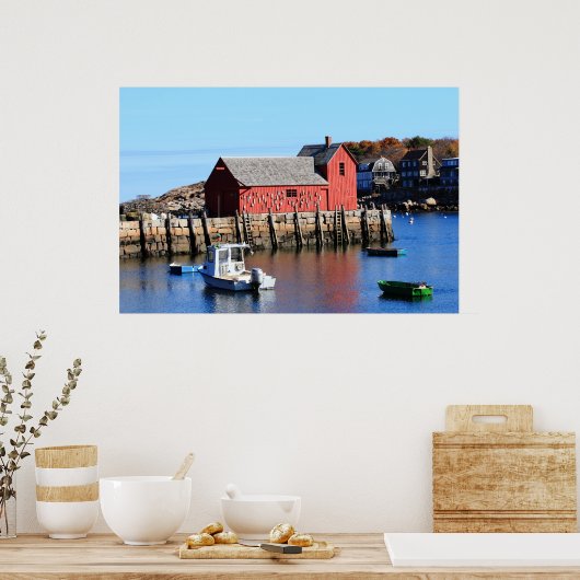 Rockport Motif Nummer 1 Poster (Keuken)