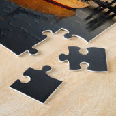 Rockport, Texaanse haven bij zonsondergang Legpuzzel (Zijkant)