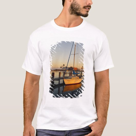 Rockport, Texaanse haven bij zonsondergang T-shirt (Voorkant)