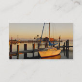 Rockport, Texaanse haven bij zonsondergang Visitekaartje (Achterkant)