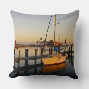 Rockport, Texas haven bij zonsondergang Kussen