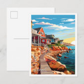 Rockport Texas Travel  Illustratie Briefkaart (Voorkant / Achterkant)