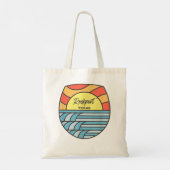 Rockport Texas TX Atlantic Sunrise Vacation Match Tote Bag (Achterkant)