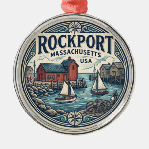Rockport USA Metalen Ornament