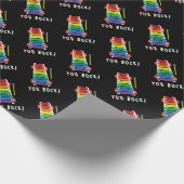 RockregenboogXylophone-omslagpapier Cadeaupapier (Hoek)