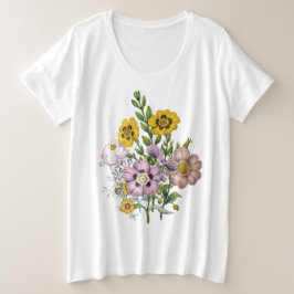 Rockroses Grote Maat T-shirt