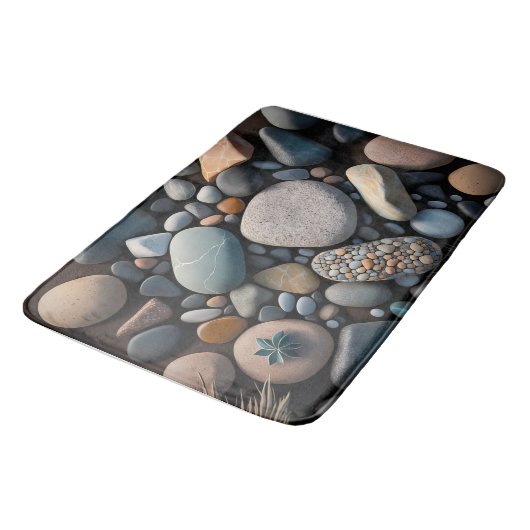 Rocks 3D Graphic Badmat (Gekanteld)