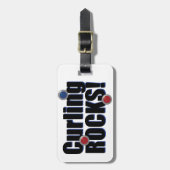 Rocks aan het krullen! bagagelabel (Voorkant verticaal)