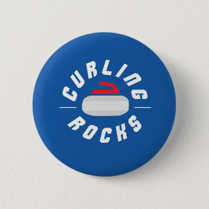 Rocks aan het krullen! ronde button 5,7 cm