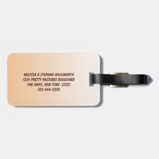 Rocks Bagagelabel (Achterkant horizontaal)