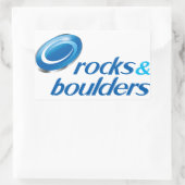 Rocks & Boulders (Parody) Rechthoekige Sticker (Tas)