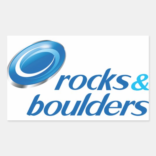 Rocks & Boulders (Parody) Rechthoekige Sticker (Voorkant)