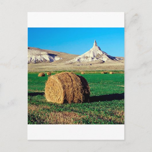 Rocks Chimney Nebraska Briefkaart (Voorkant)