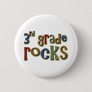 Rocks derde graad ronde button 5,7 cm