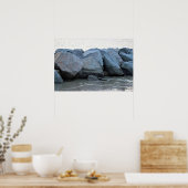 Rocks door het Poster van de Oceaan (Keuken)