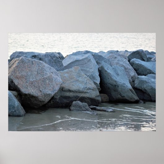 Rocks door het Poster van de Oceaan (Voorkant)