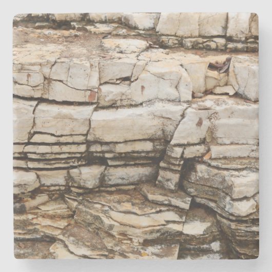 Rocks en Cliffs Stenen Onderzetter (Voorkant)