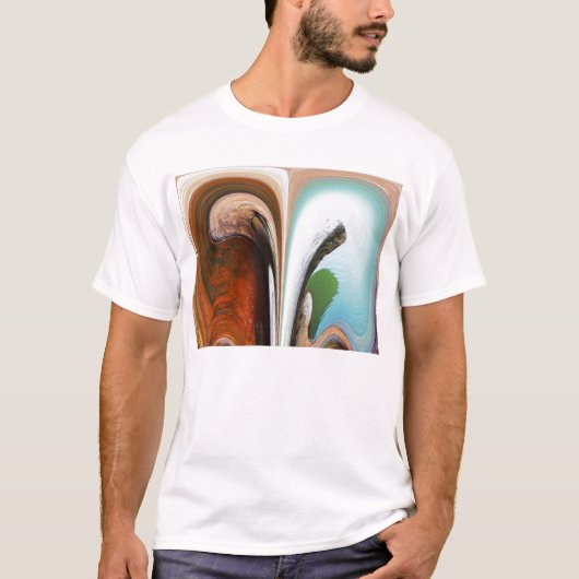 Rocks en water t-shirt (Voorkant)