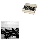 Rocks en Waves Rubberstempel (Gestempeld)