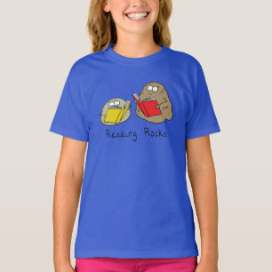Rocks Funny Book Kind's T-Shirt lezen