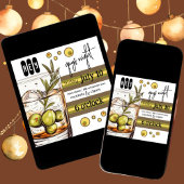 Rocks Glass | Olijven | Jongens avondje uit Kaart