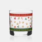 Rocks Glass with Snowman and Christmas Cookies Whisky Glas (Links)