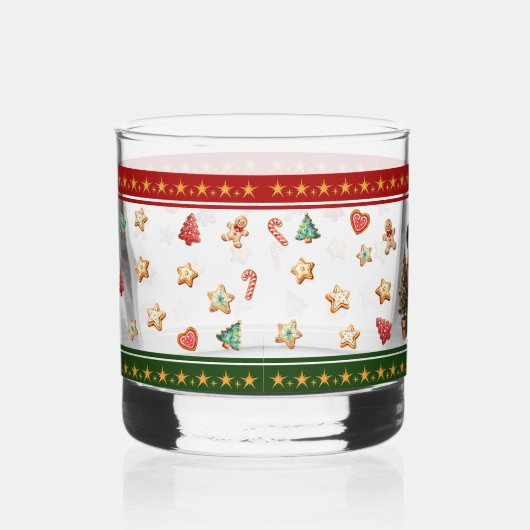 Rocks Glass with Snowman and Christmas Cookies Whisky Glas (Rechts)
