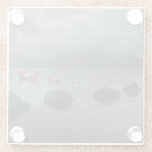 Rocks Glazen Onderzetter (Achterkant)