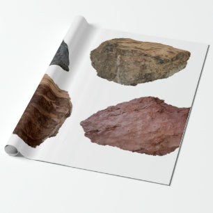 Rocks graniet kalksteen cadeaupapier