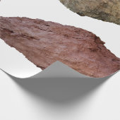Rocks graniet kalksteen cadeaupapier (Hoek)