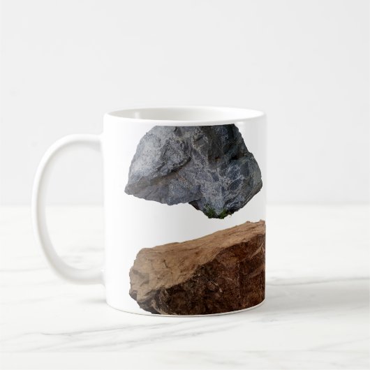 Rocks graniet kalksteen koffiemok (Links)