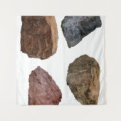 Rocks graniet kalksteen wandkleed (Voorkant (horizontaal))