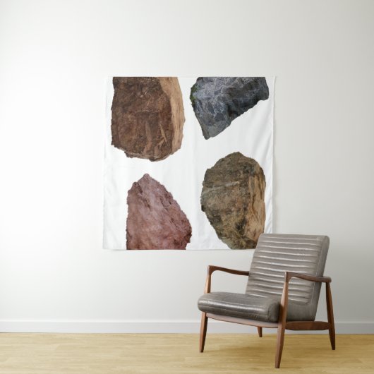 Rocks graniet kalksteen wandkleed (In Situ (horizontaal))