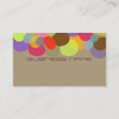 Rocks. heldere en prachtige kleuren/DIY achtergron Visitekaartje (Achterkant)