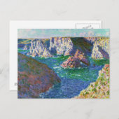 Rocks in Belle-Ile Claude Monet Briefkaart (Voorkant / Achterkant)