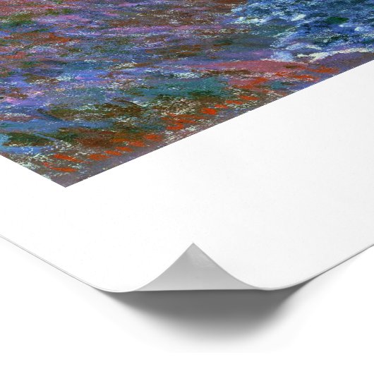 Rocks in Belle-Ile Claude Monet Poster (Hoek)