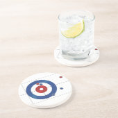 Rocks in huis zandsteen onderzetter (Zijkant)