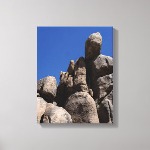 Rocks in Joshua Tree National Park Canvas Afdruk