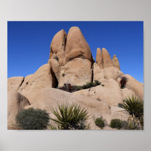 Rocks in Joshua Tree National Park Poster