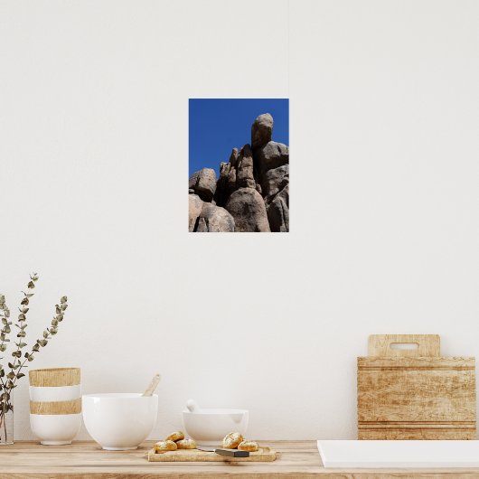 Rocks in Joshua Tree National Park Poster (Keuken)