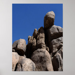 Rocks in Joshua Tree National Park Poster