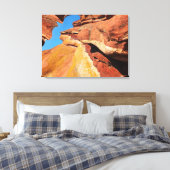 Rocks in ruimtekunst canvas afdruk (Insitu (Slaapkamer))