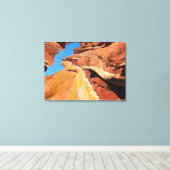Rocks in ruimtekunst canvas afdruk (Insitu (Houten vloer))