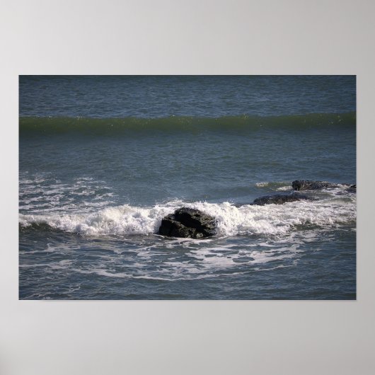 Rocks in the Ocean Poster (Voorkant)