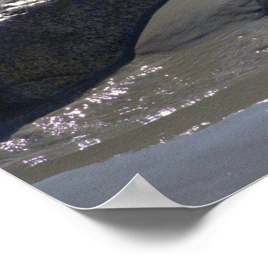 Rocks in the Ocean Poster (Hoek)