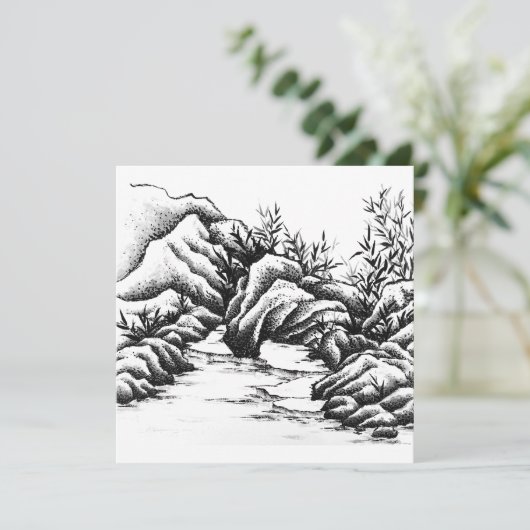 Rocks Kaart (Staand voorkant)